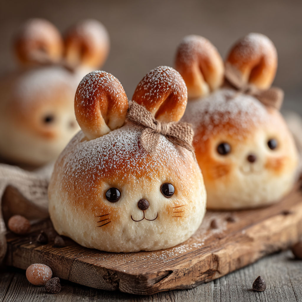 Lapins briochés pour Pâques.