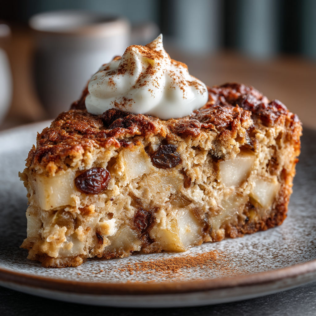 Une tarte aux fruits et crème.