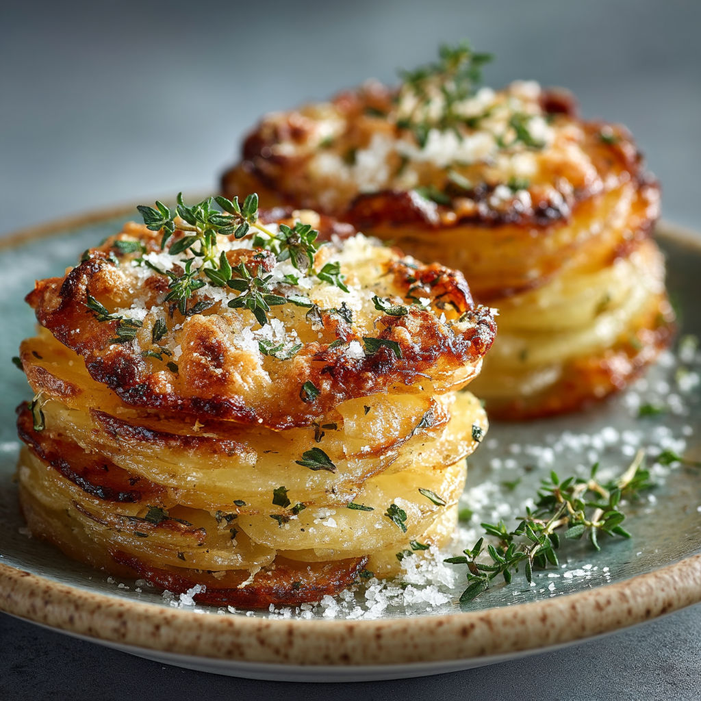 Two piles of food on a plate.