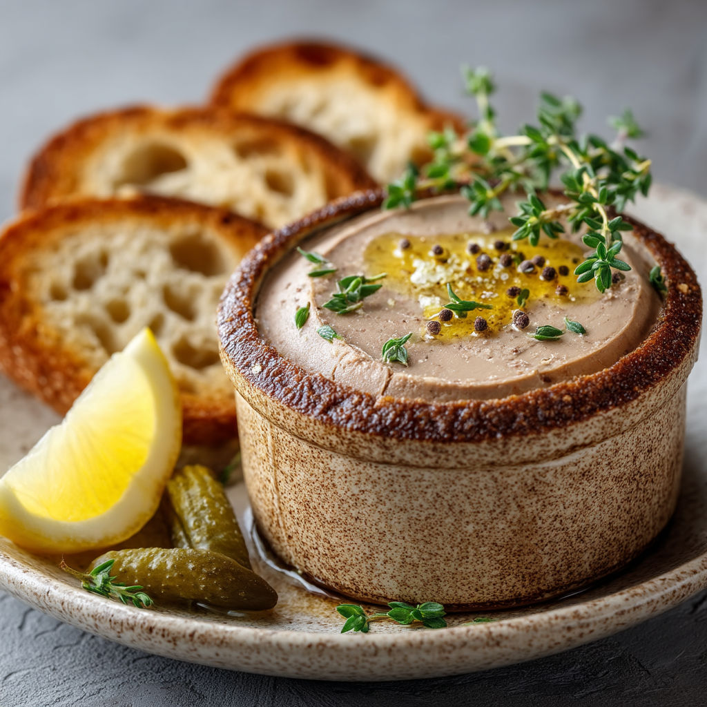 Une tarte au yaourt et des tranches de pain grillé.