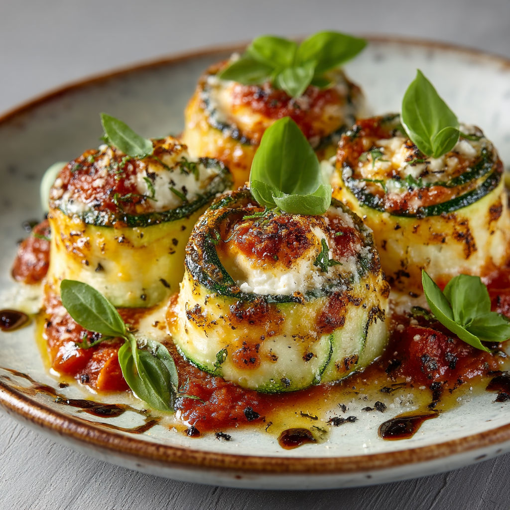 Une assiette de ravioli colorés avec des feuilles de basilic.