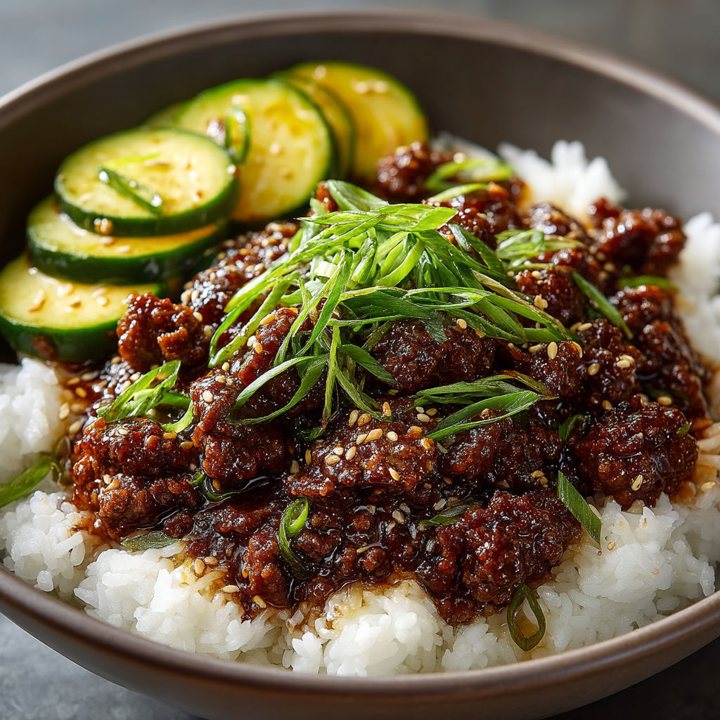 Une assiette contenant des légumes verts et des grains de riz.