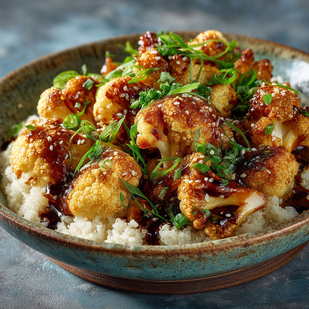 Une assiette contenant des légumes et du sauce.