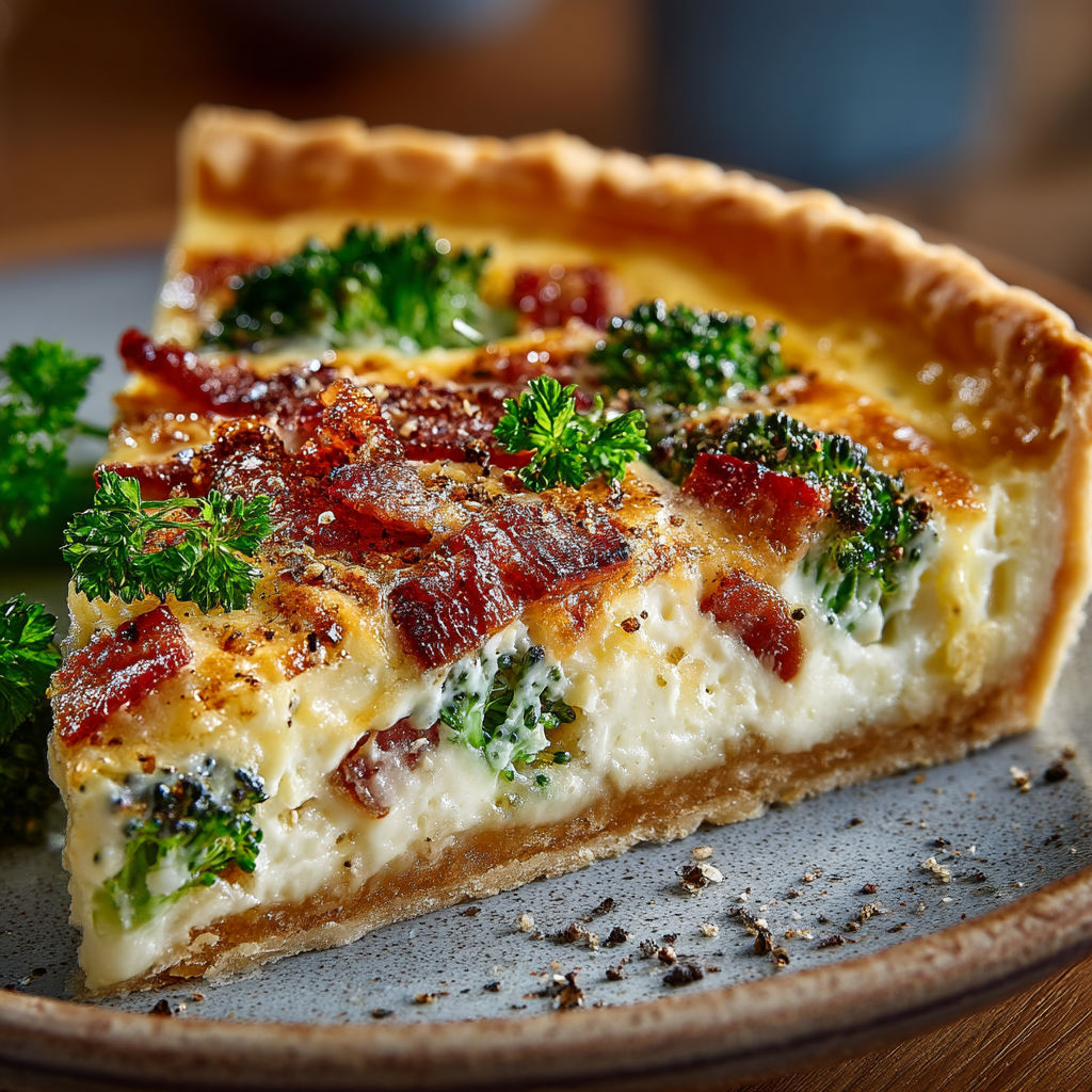 Une tarte aux pommes avec des légumes.