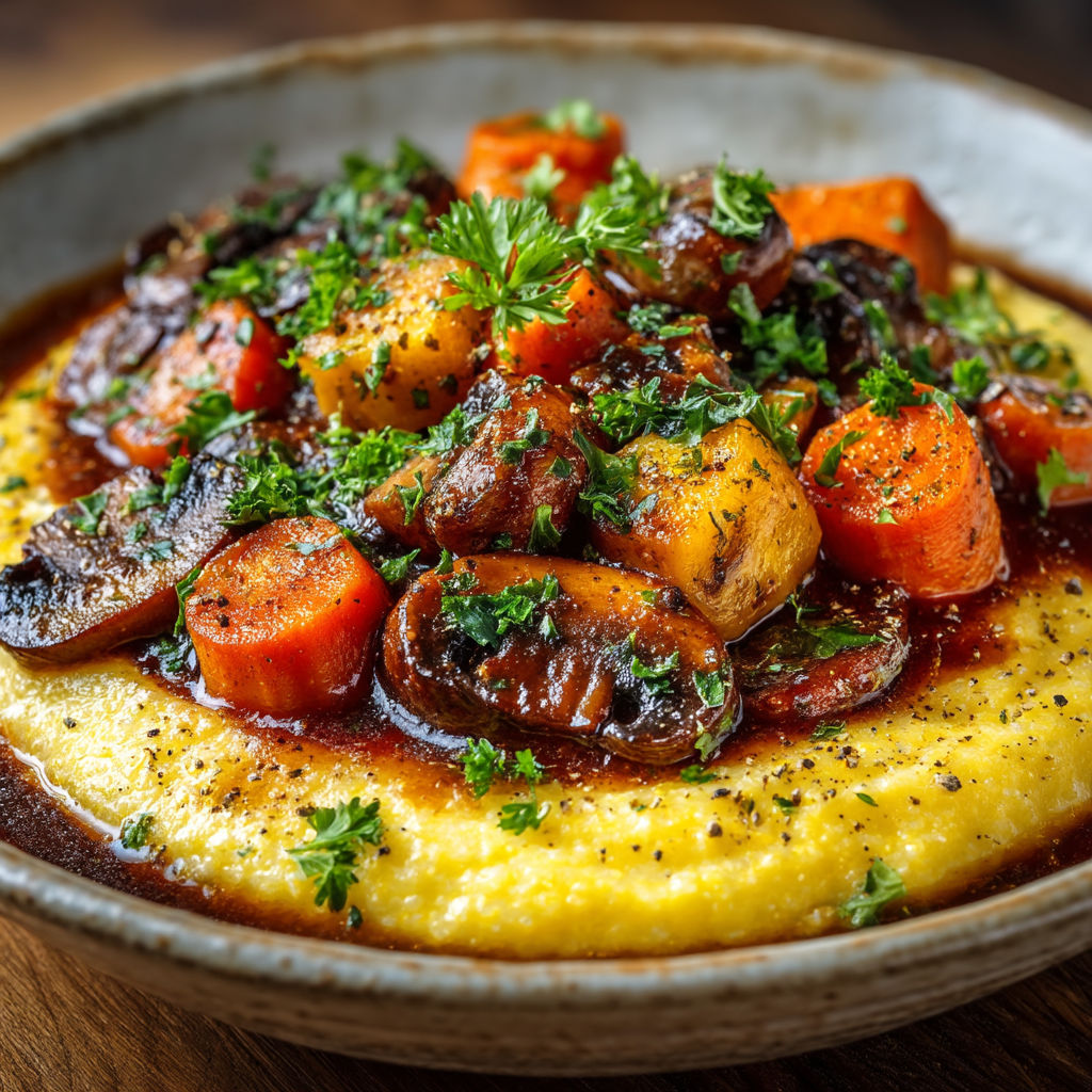 Une assiette de légumes et de carottes.