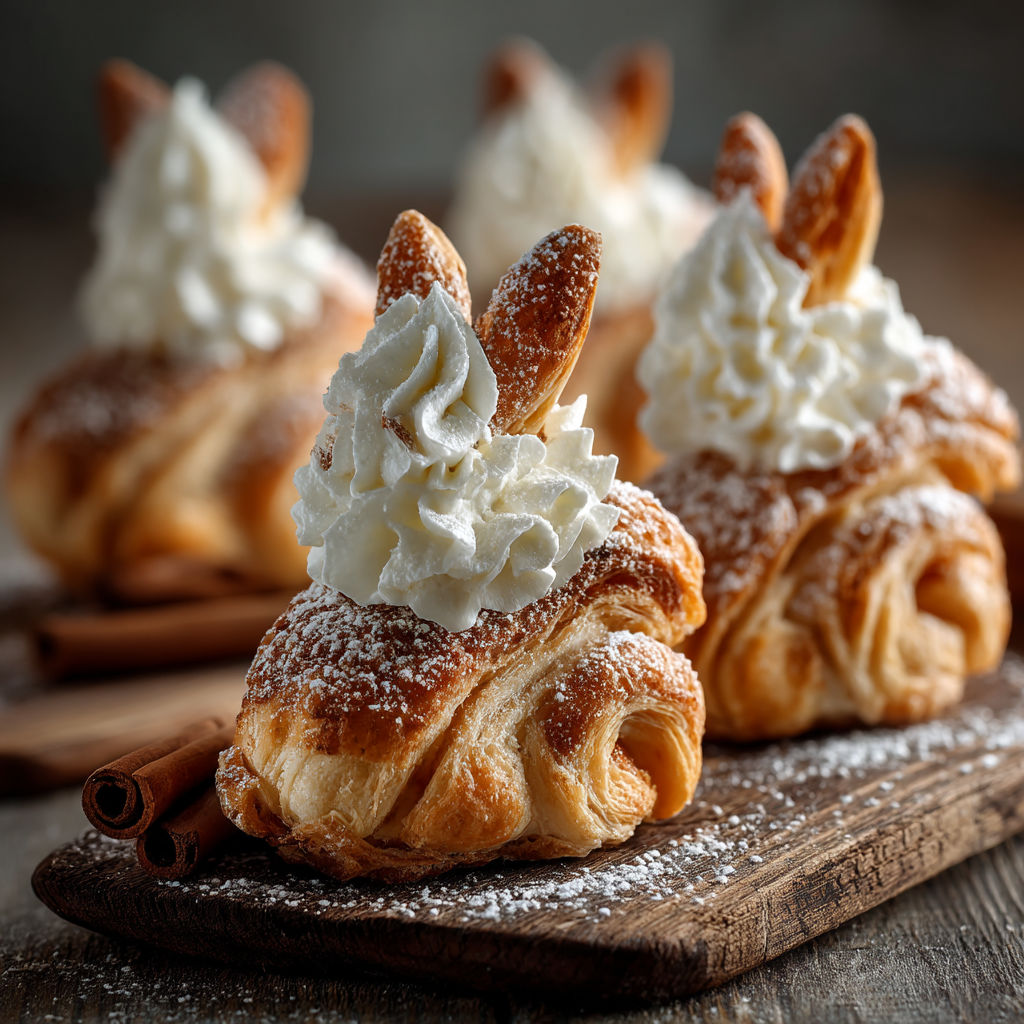 Des crêpes avec des pâtes et des pommes.