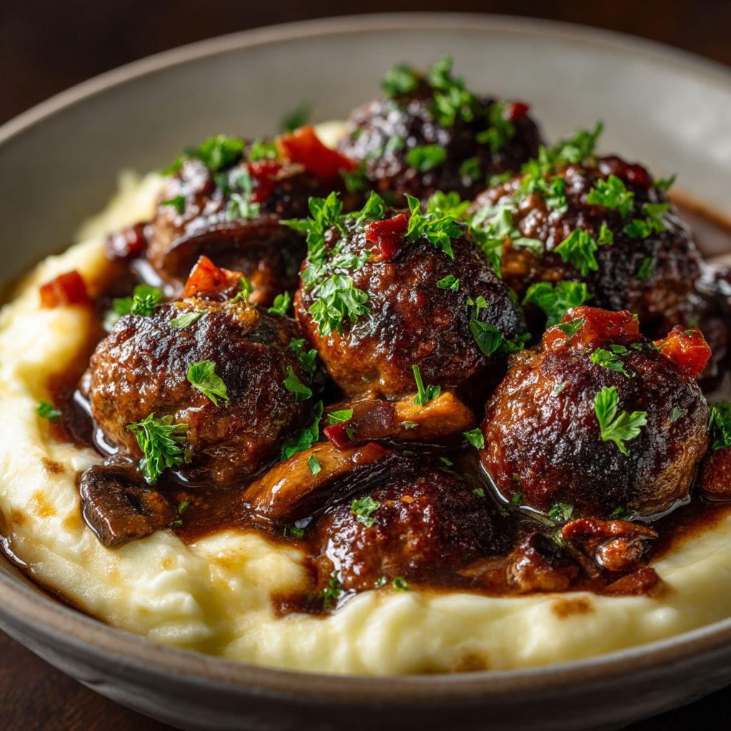 Une assiette de gnocchi et de sauce tomate.