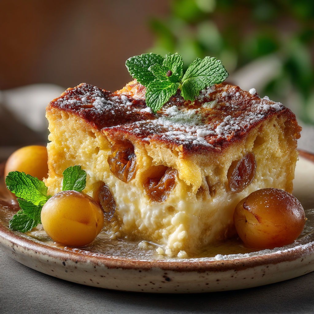 Une tarte aux fruits et au chocolat.