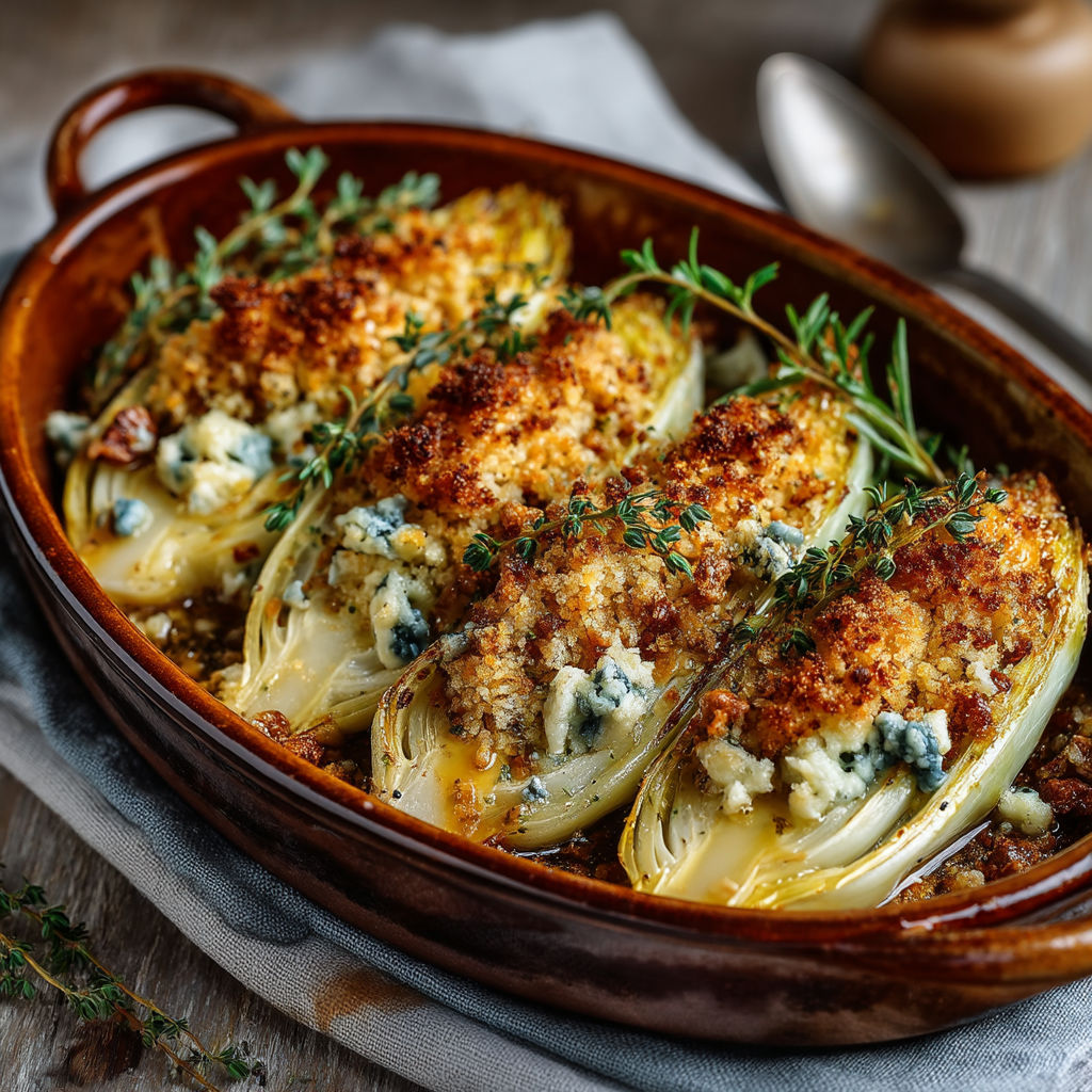 Une casserole de légumes et de fromage.