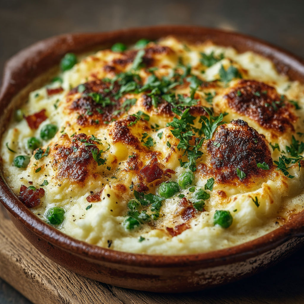 Une casserole de macaroni et de légumes.
