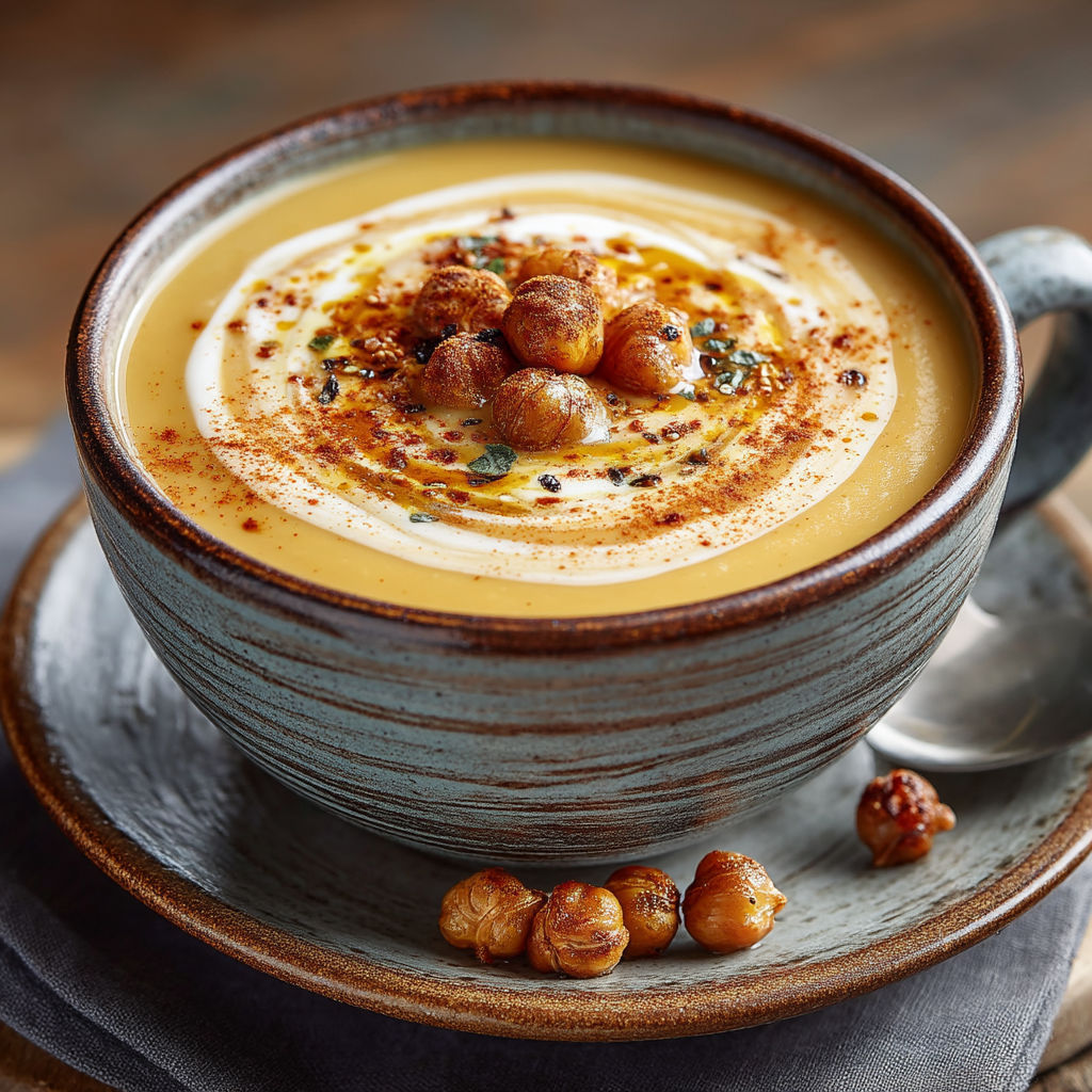 Un bol de soupes avec des noix et des graines.