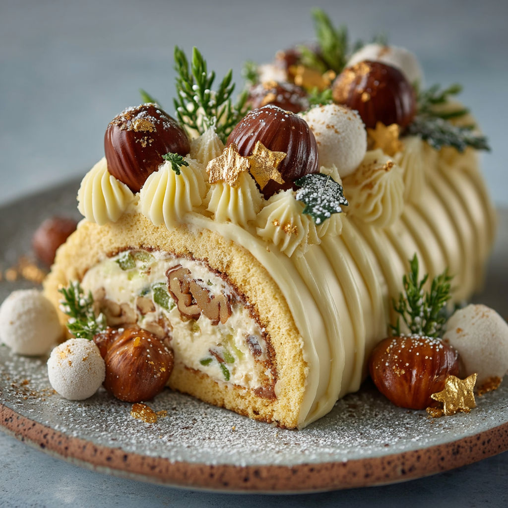Une délicieuse tarte aux fruits et chocolats.