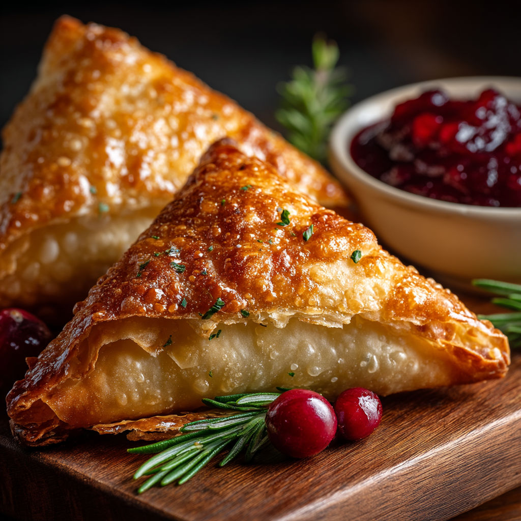 Descriptions de pains d'épices avec des compotes de cerises.