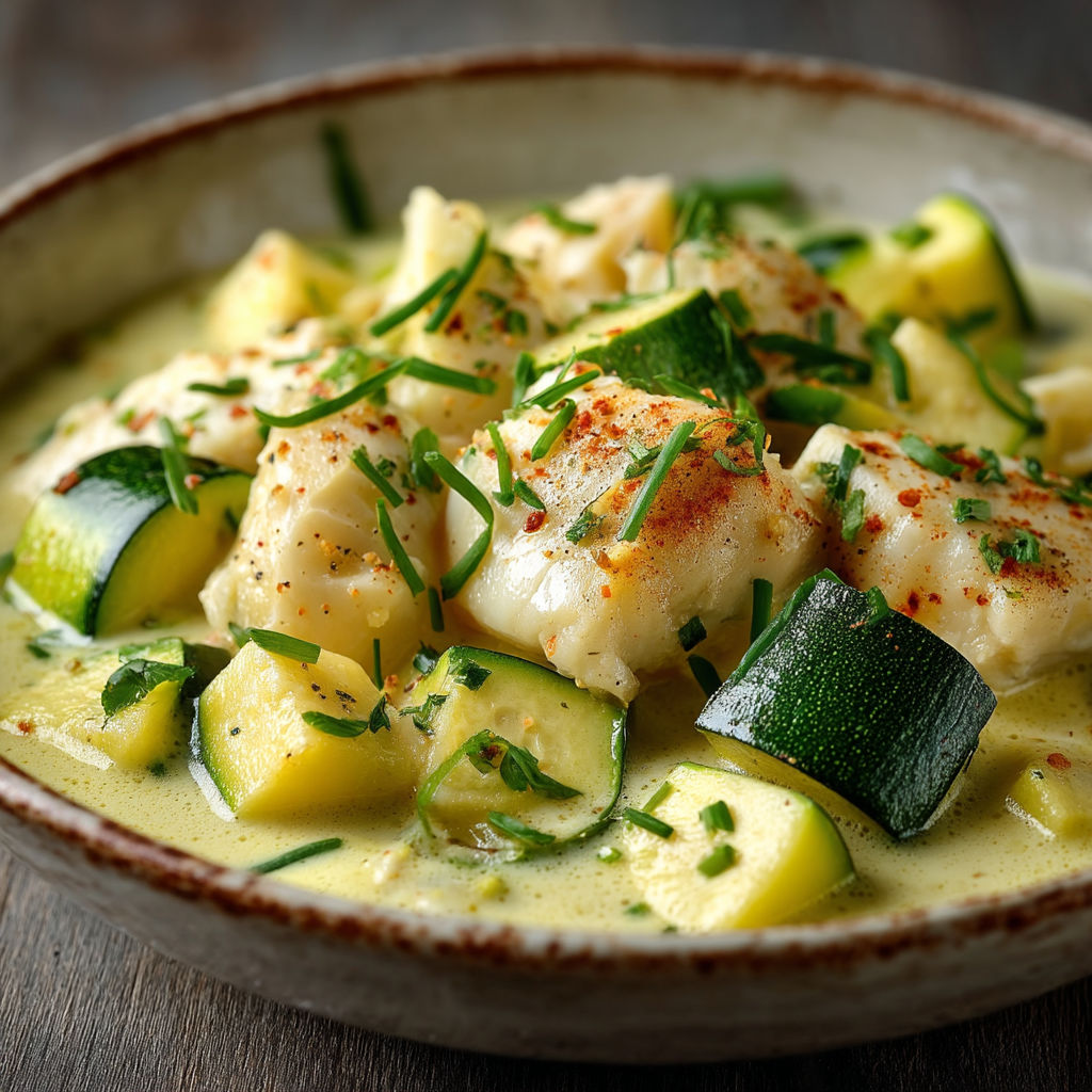 Une assiette de poisson et de légumes verts.