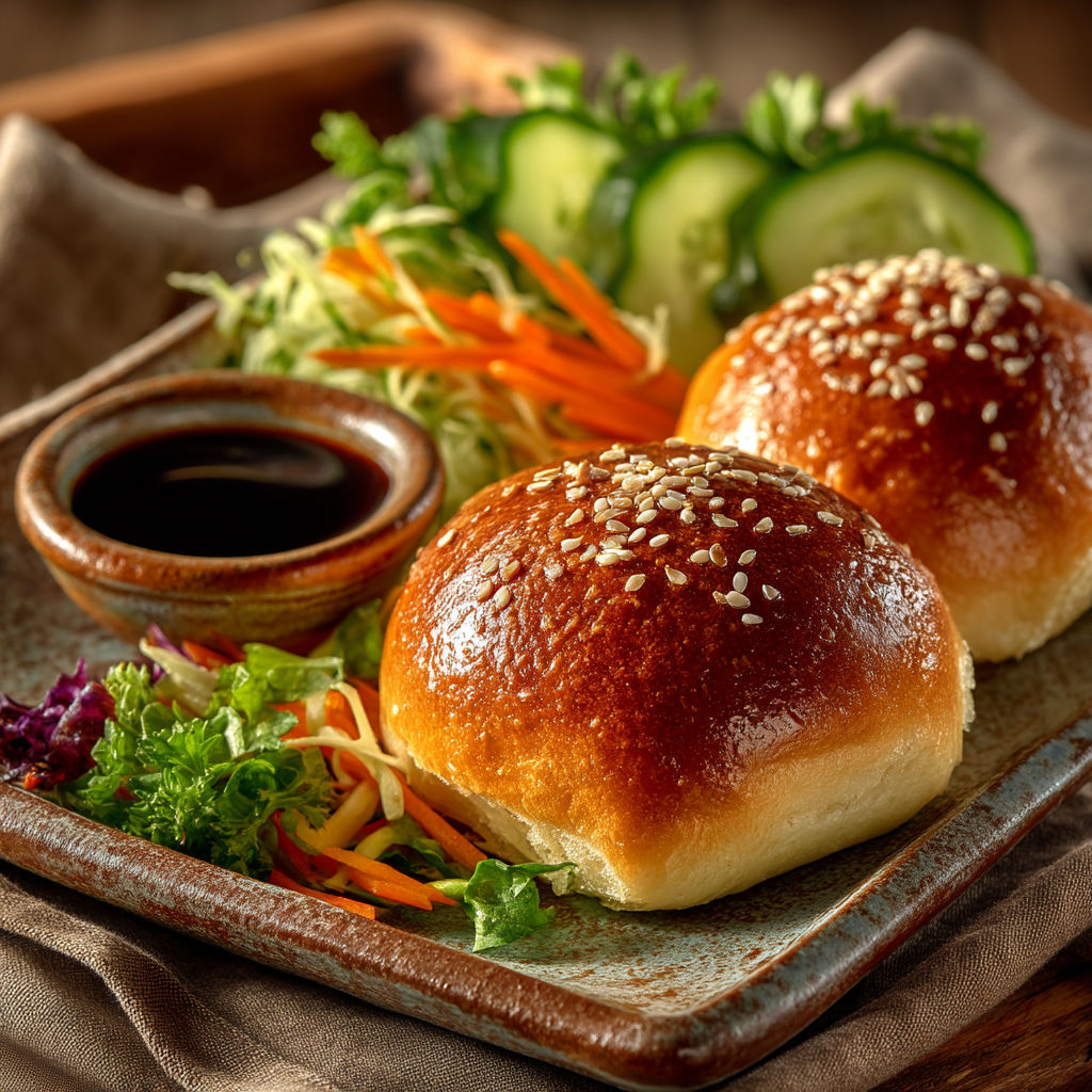 Une assiette de sandwichs et salade.