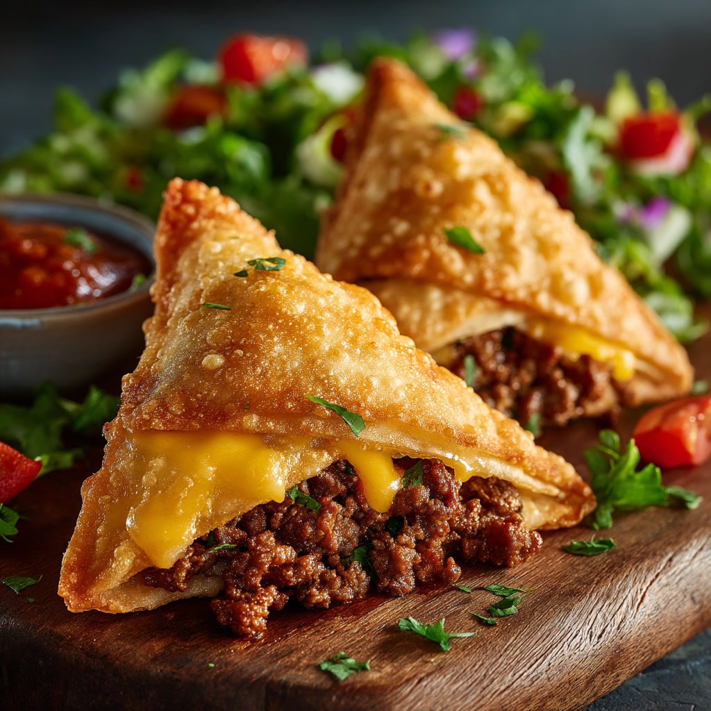 Une salade composée de légumes et de pita.