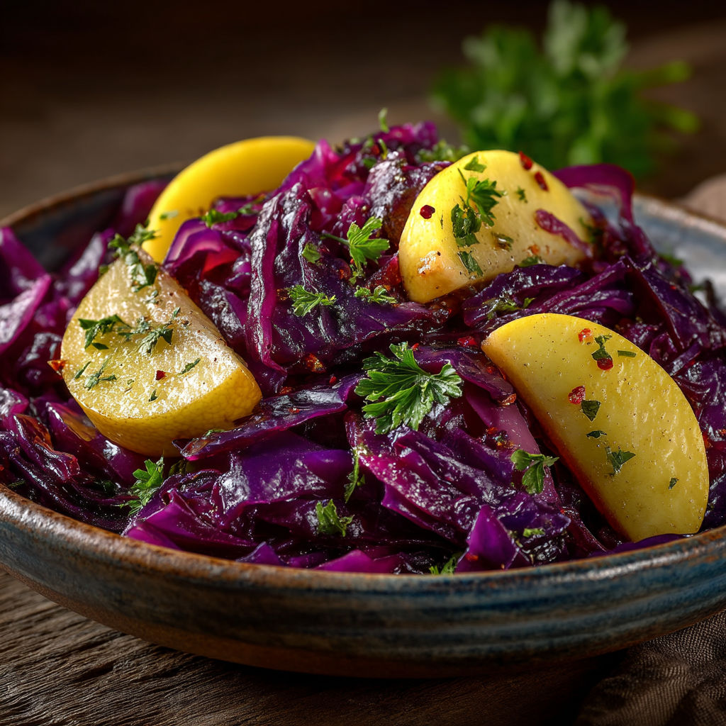 Une assiette de salade contenant des légumes et des légumes verts.