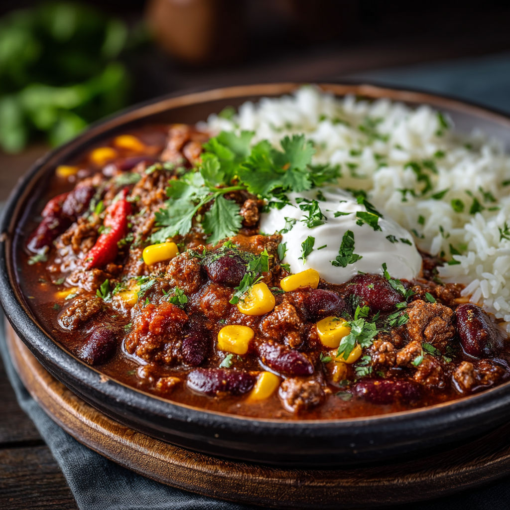 Une soupe chaude avec des légumes et du fromage.