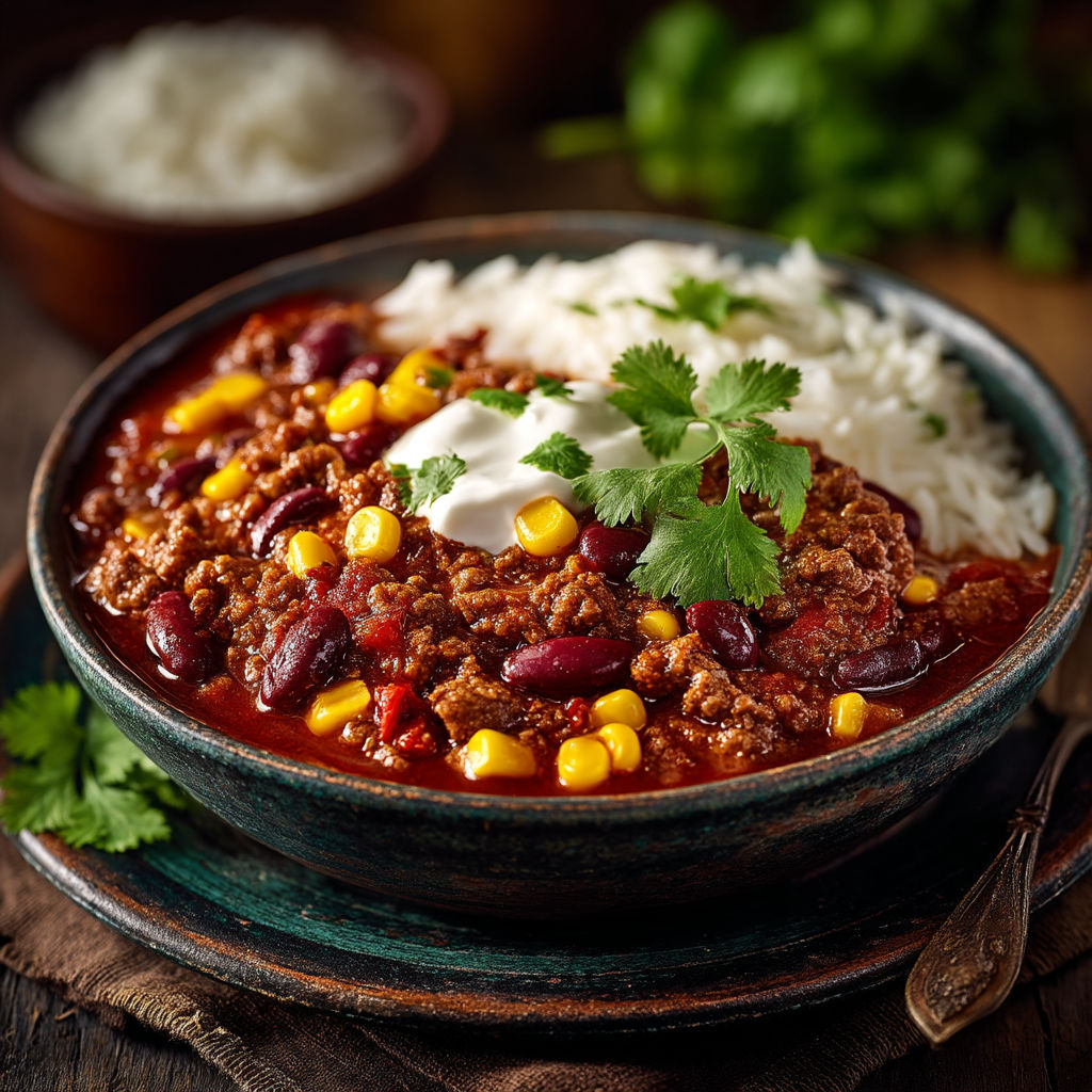Une soupe chaude avec des légumes et du fromage.