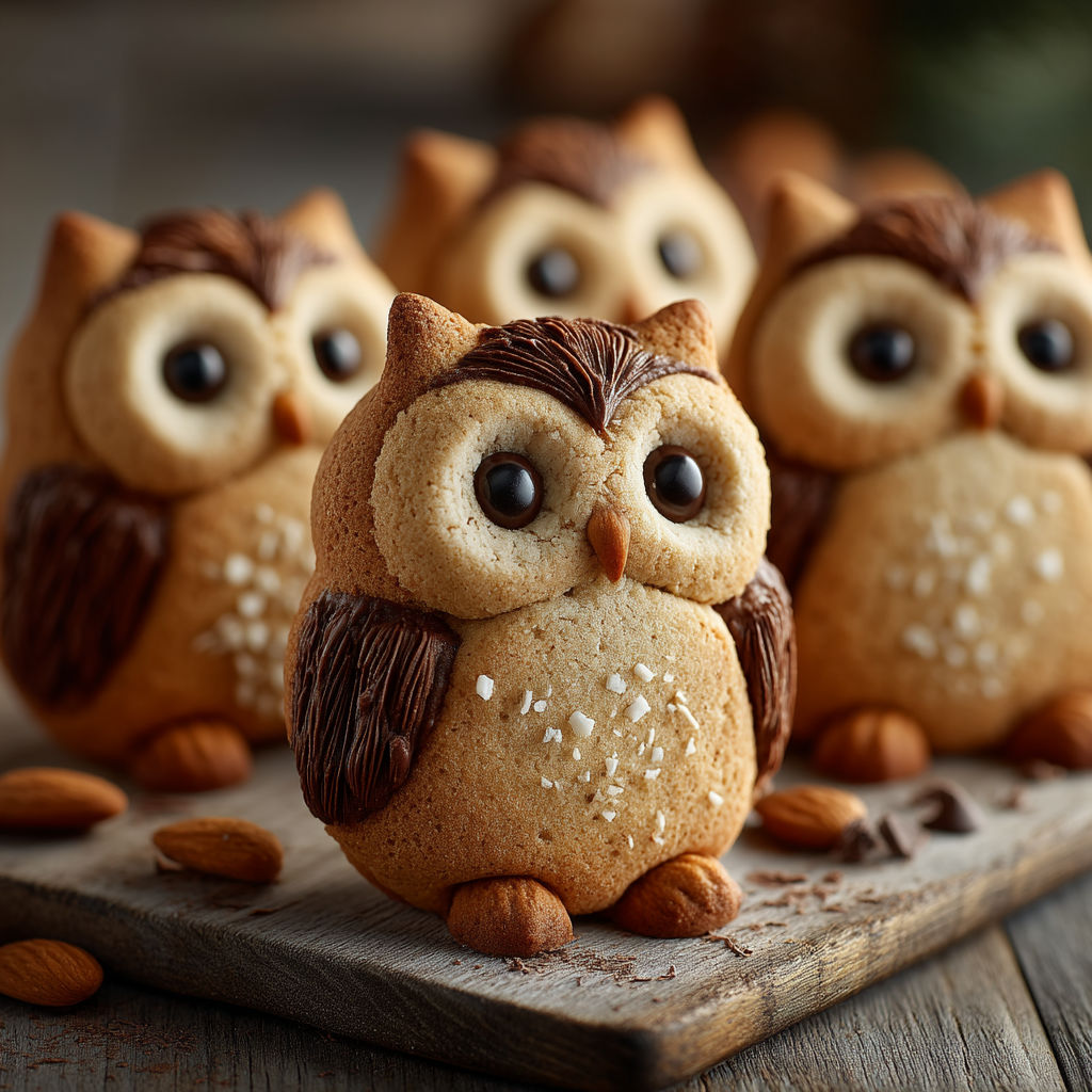 Owls are made of cookies.