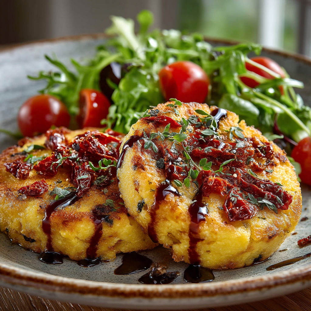Une assiette de pâtes sauce tomate et herbes.