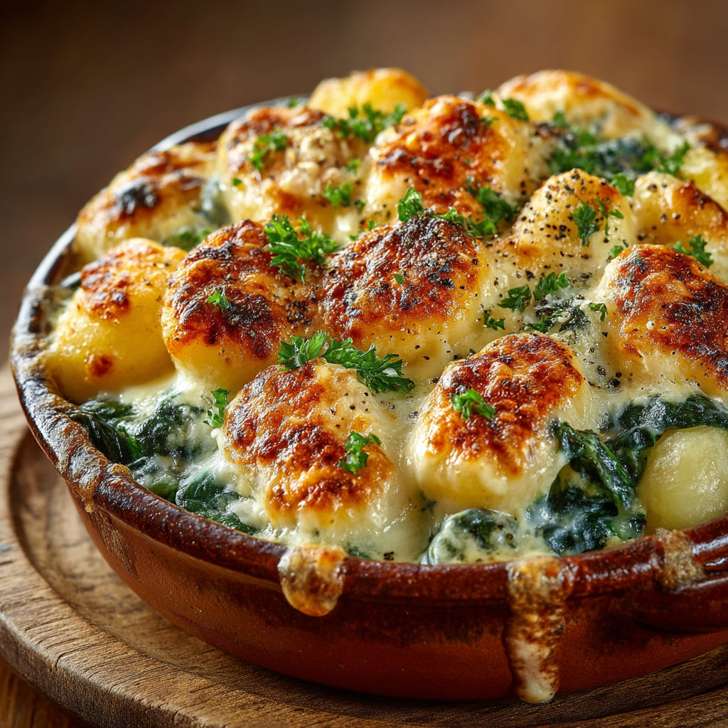 Une casserole de fromage et de légumes.