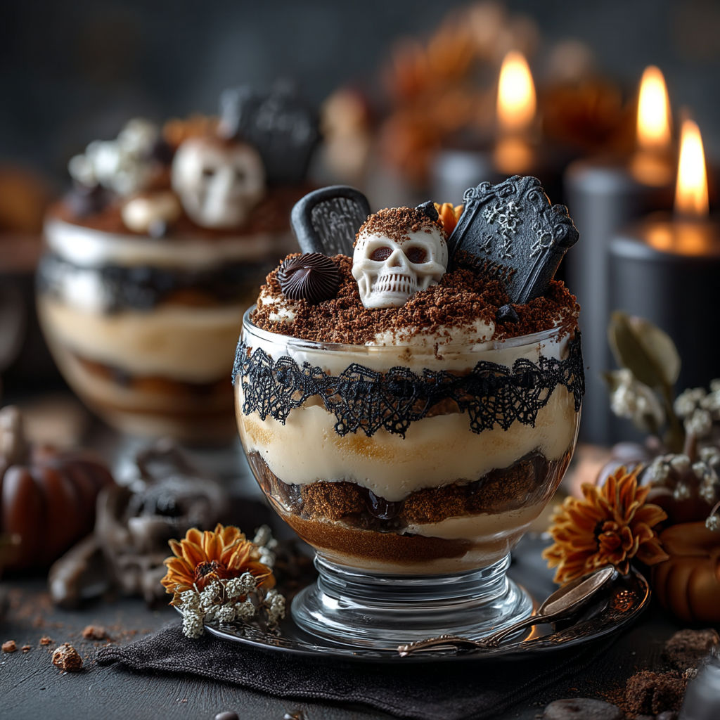 Une délicieuse crème brûlée avec des croutons de chocolat et des crêpes.