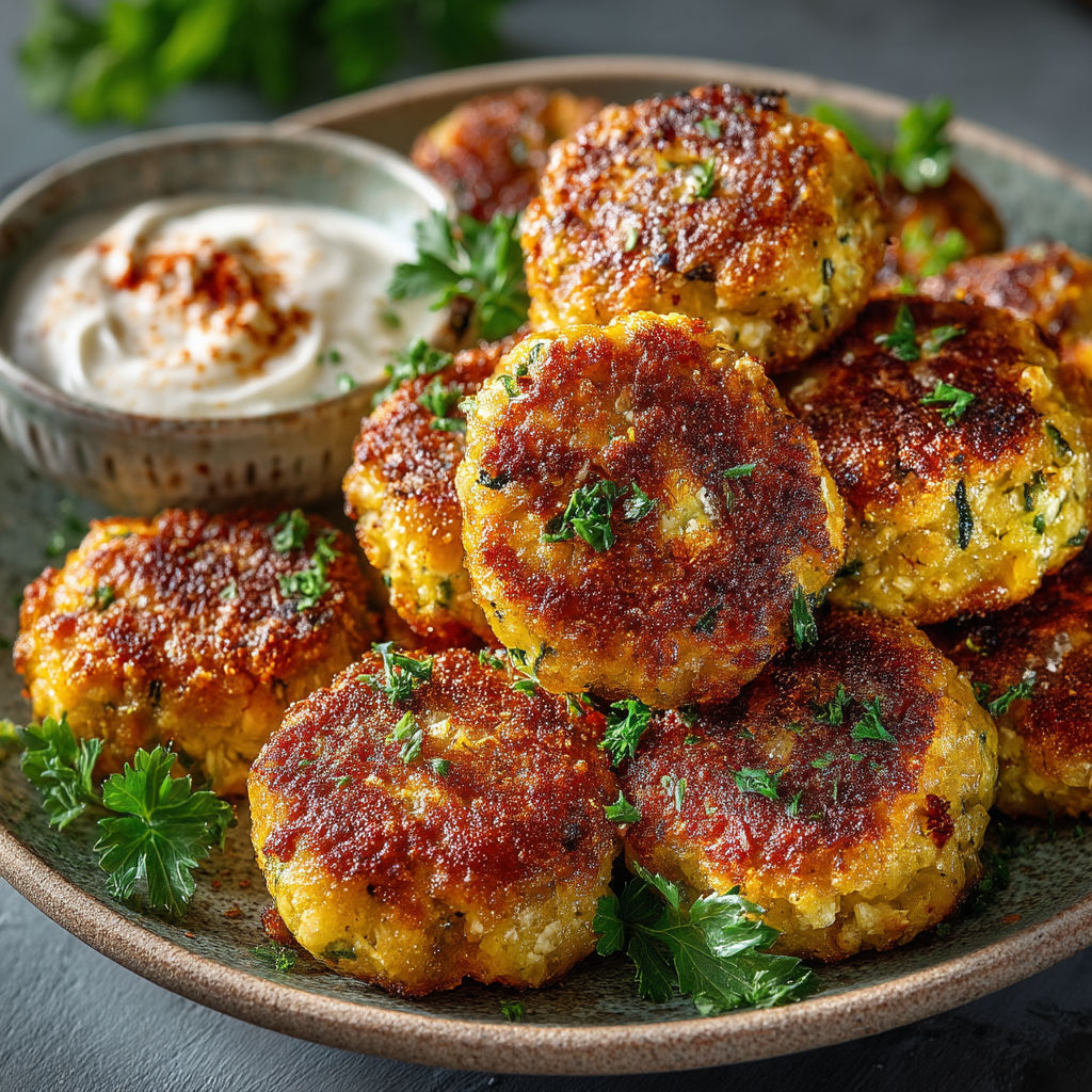 Une assiette contenant des patties de poulet grillées.