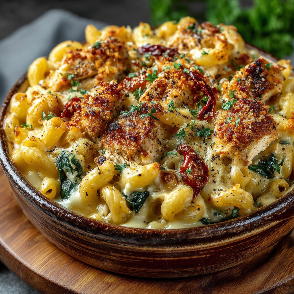 Poulet façon Mac & Cheese.