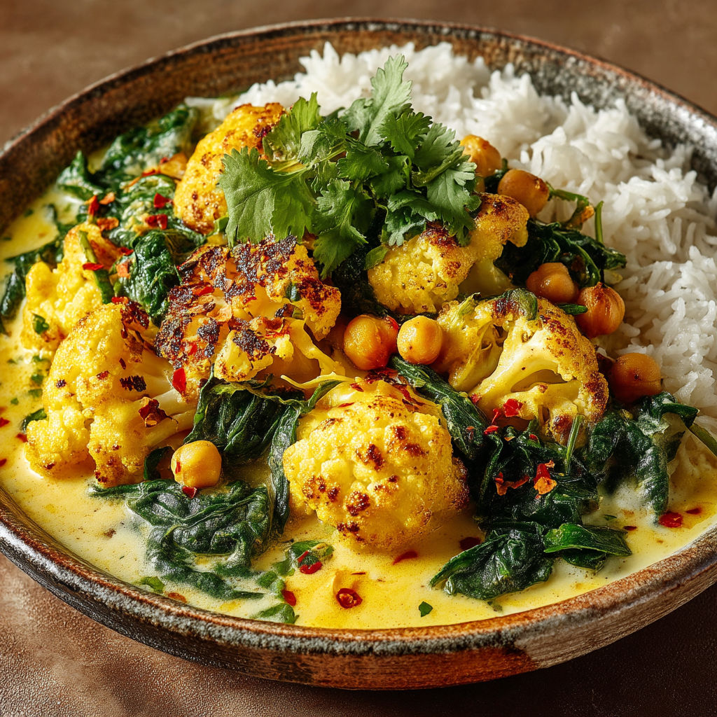 Une assiette de légumes et de riz.