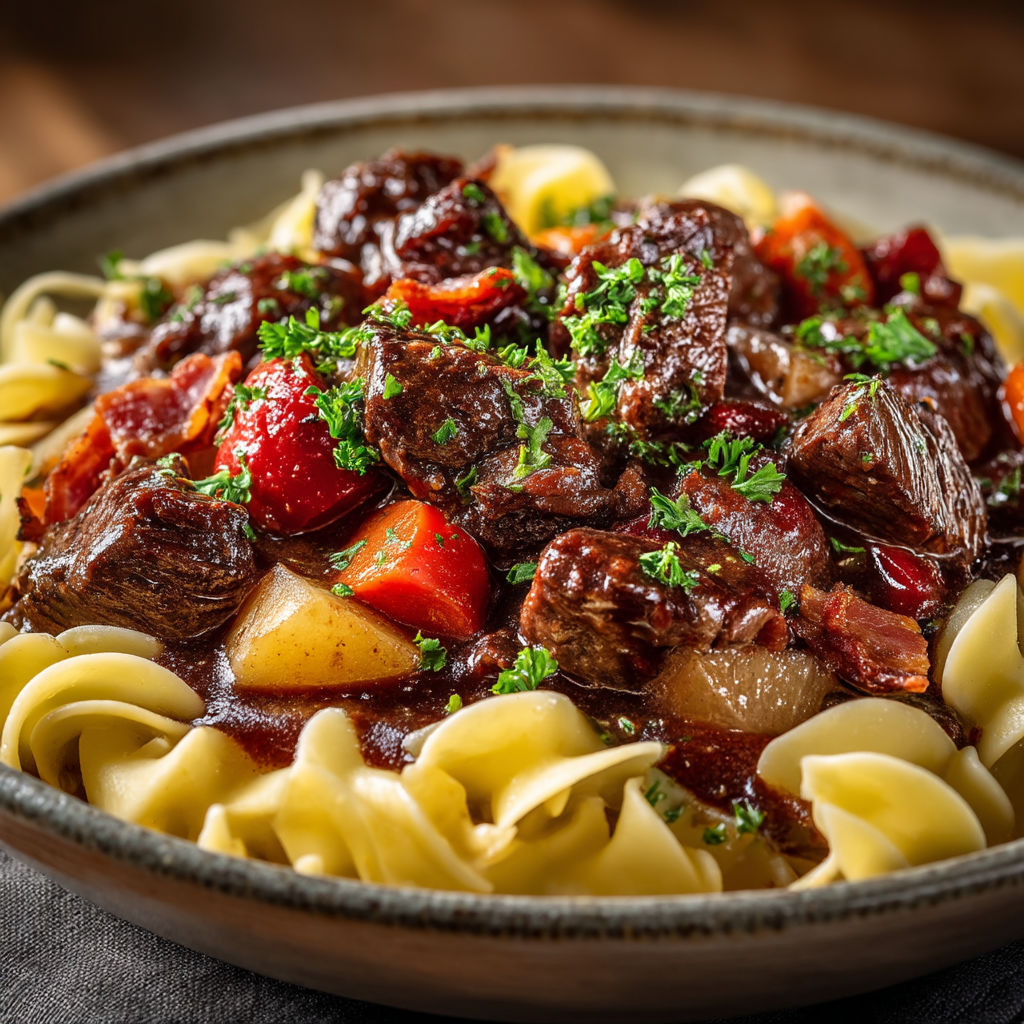 Boeuf bourguignon express au Cookeo.