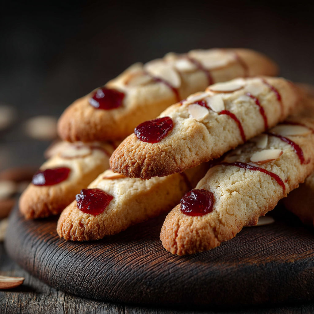 Des cookies avec des fruits rouges.