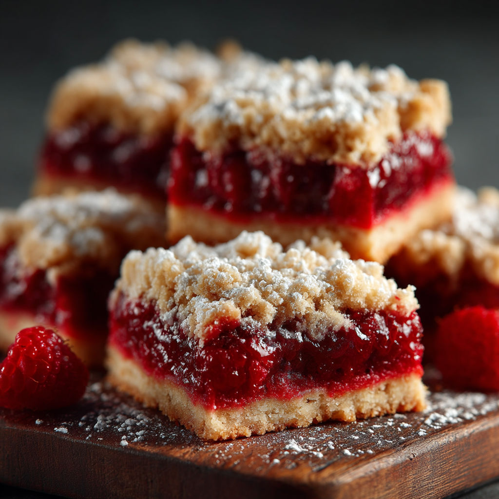 Une tarte aux fruits rouges et blanches sur une planche de bois.