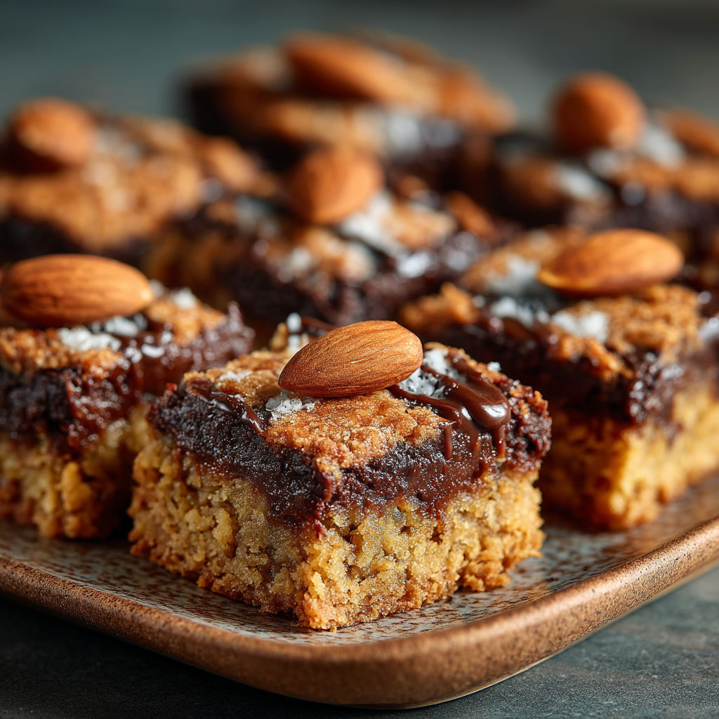 Barres à la banane et au chocolat.