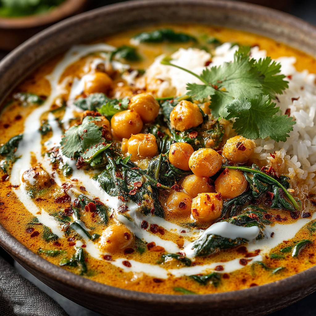 Une soupe chaude avec des légumes et des graines de cumin.