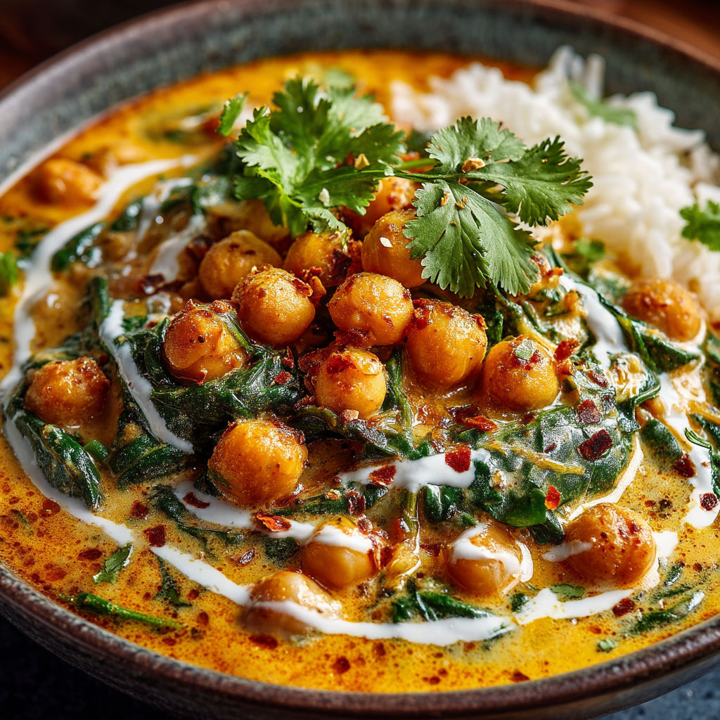 Une soupe chaude avec des légumes et des grains de café.
