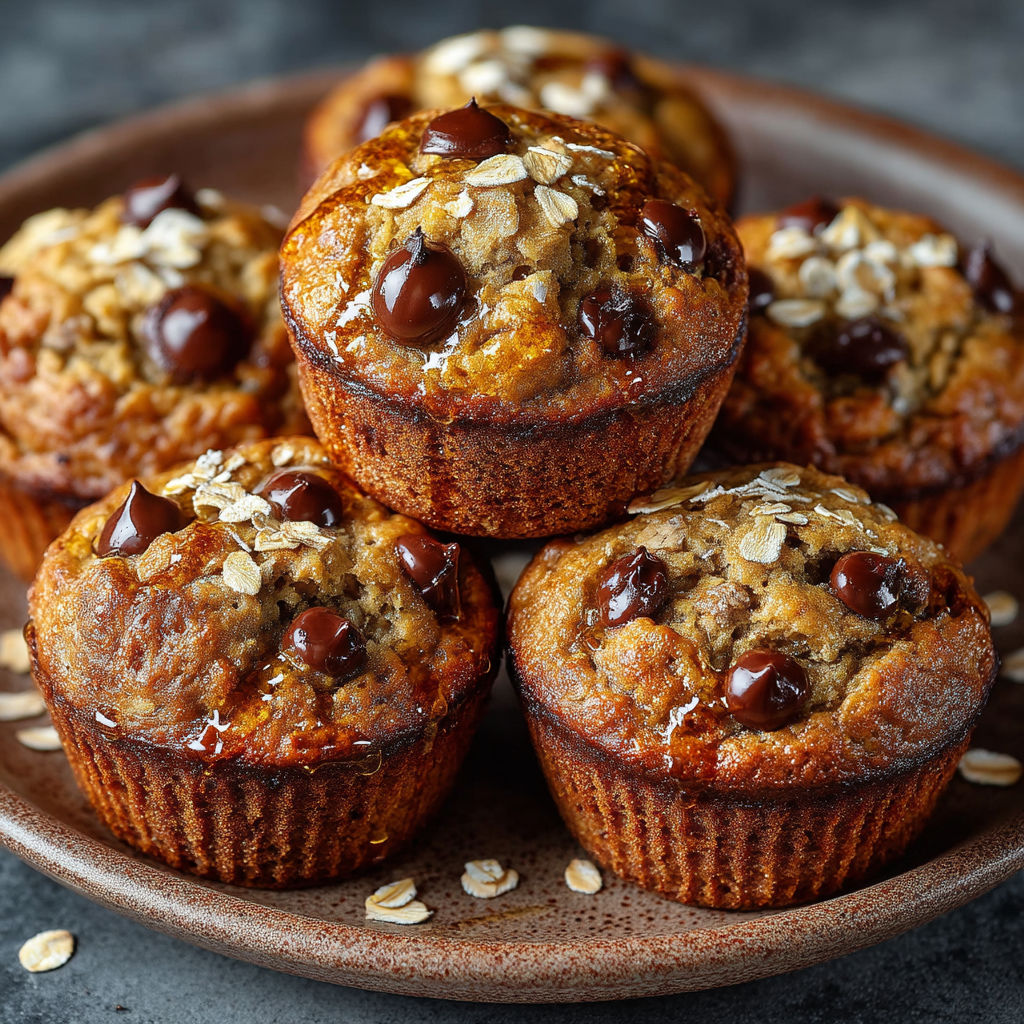 Un plateau de muffins au chocolat.