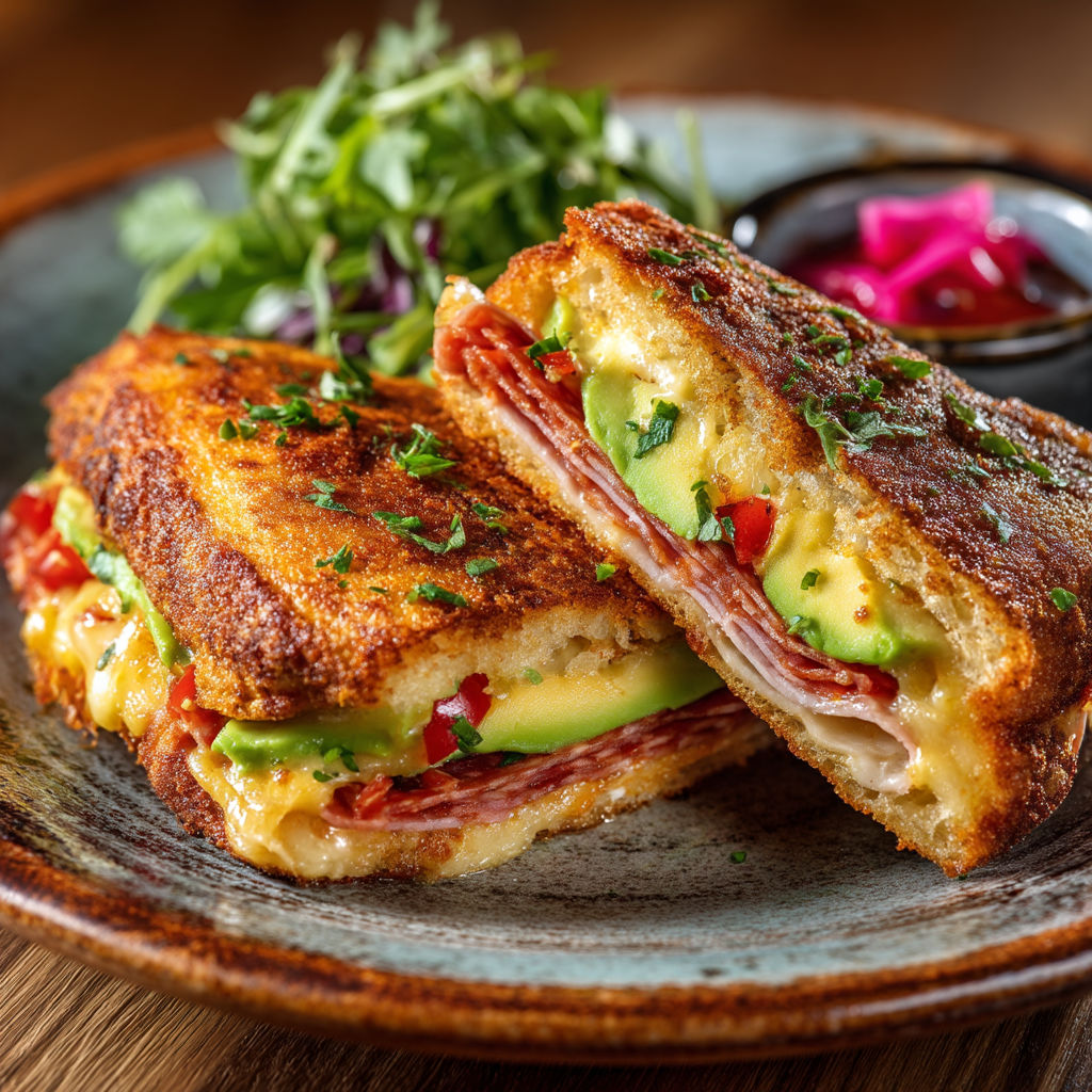 Sandwiches with lettuce and tomato.