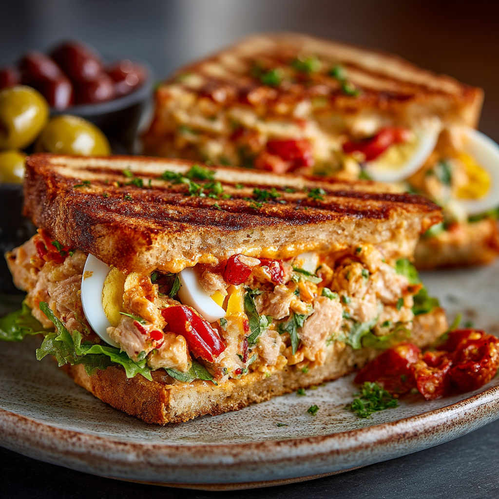 Une sandwicherie avec des tomates et des olives.