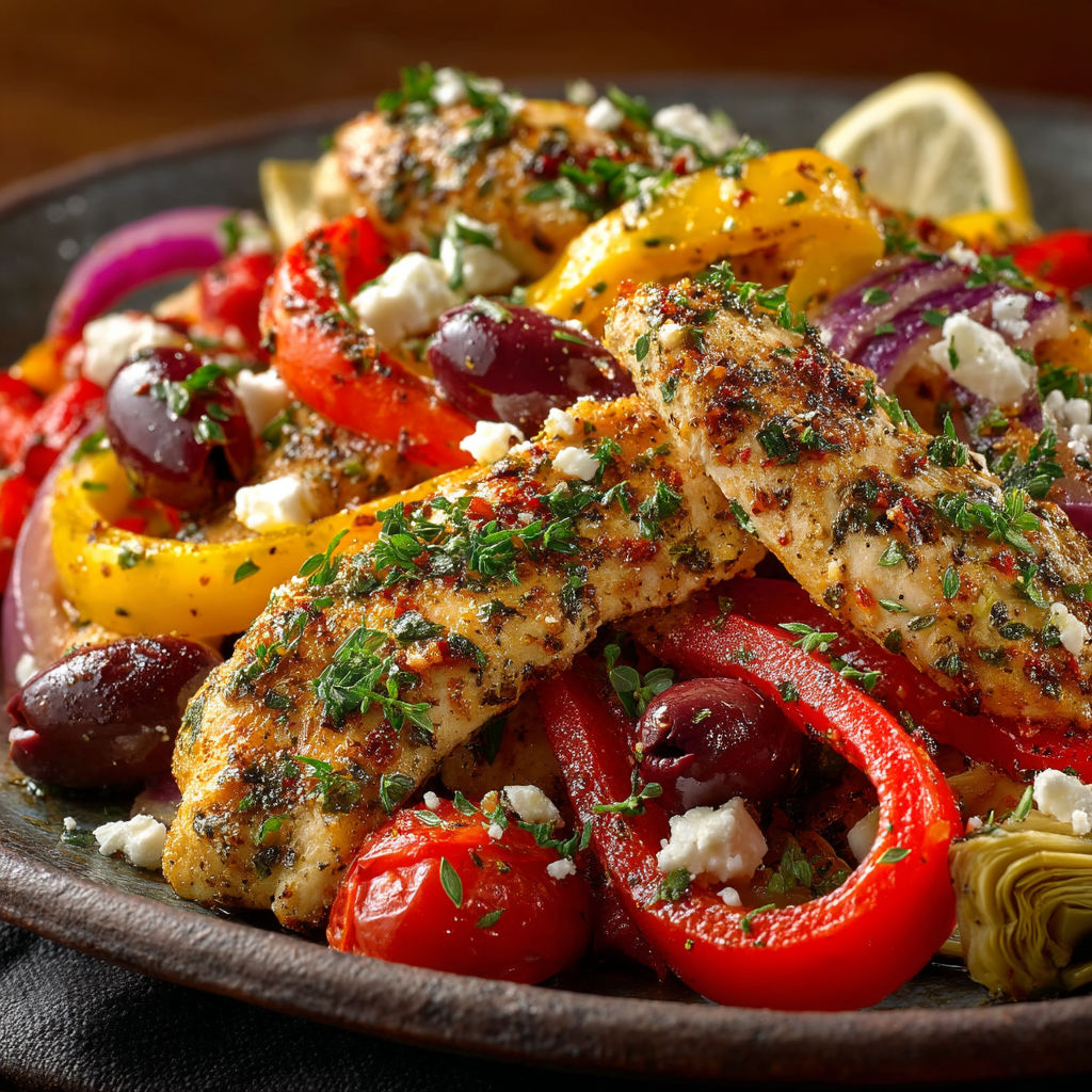 Une assiette de légumes et de viande grillée.