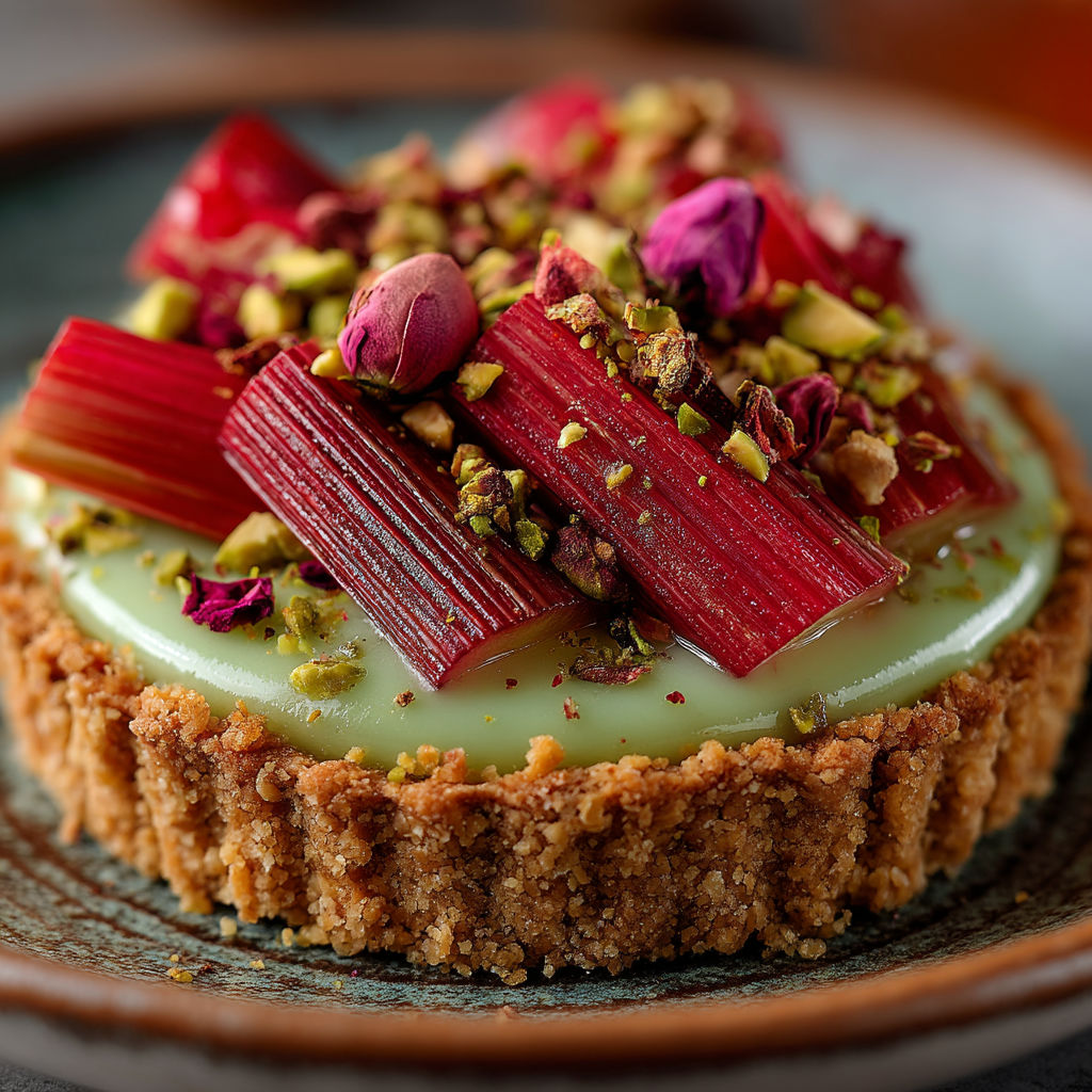 Une tarte aux radis et noix de cajou.