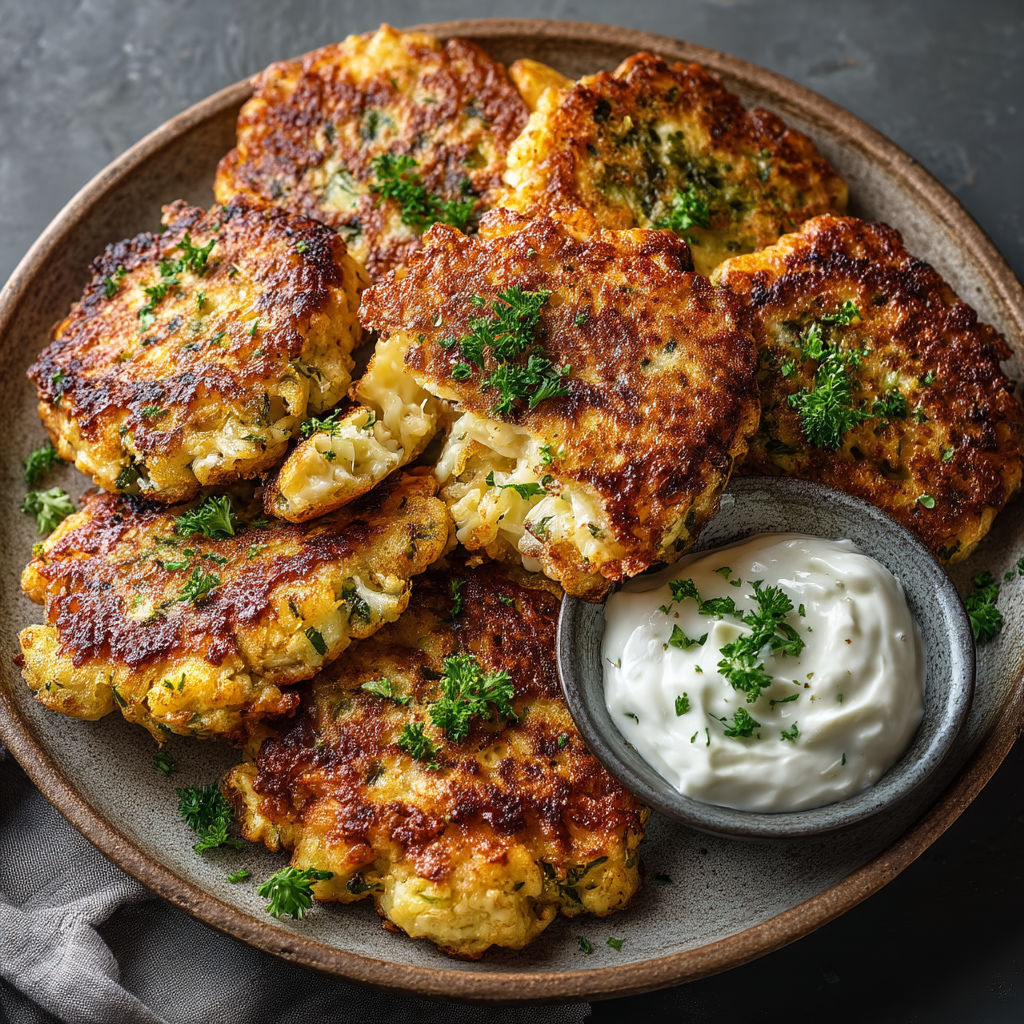 Plate of food with sauce.