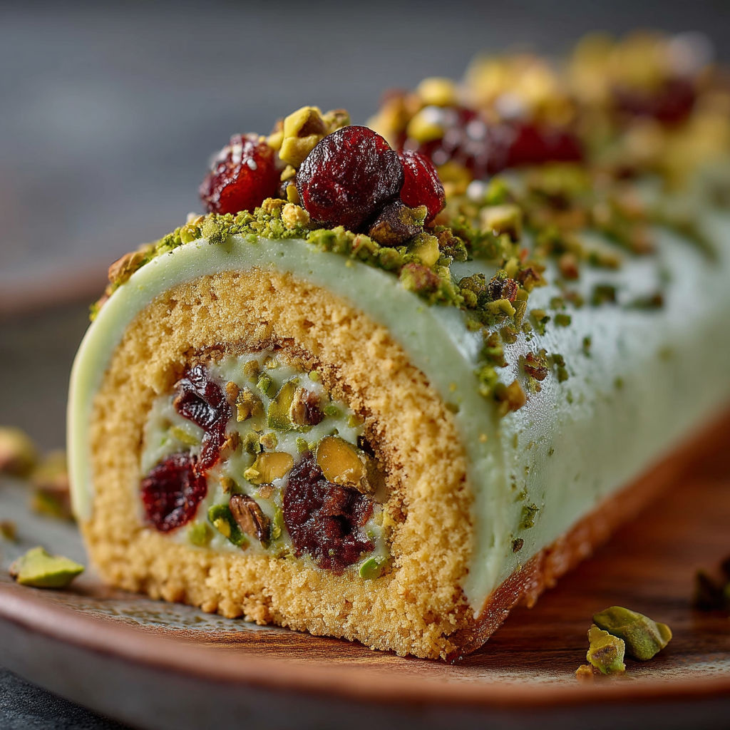 Une galette de fruits et de noix.