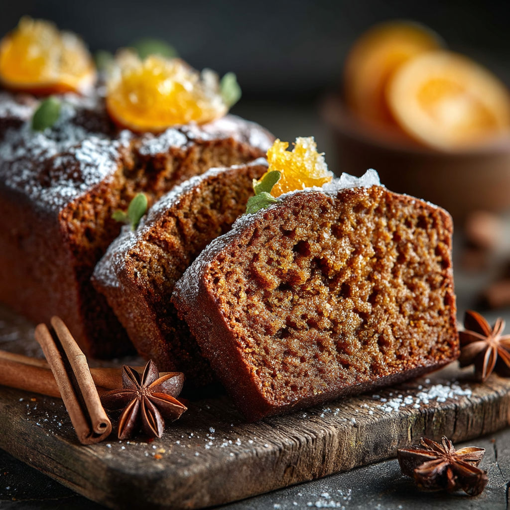 Une pâtisserie de gâteau de pommes avec des épices sur une planche.