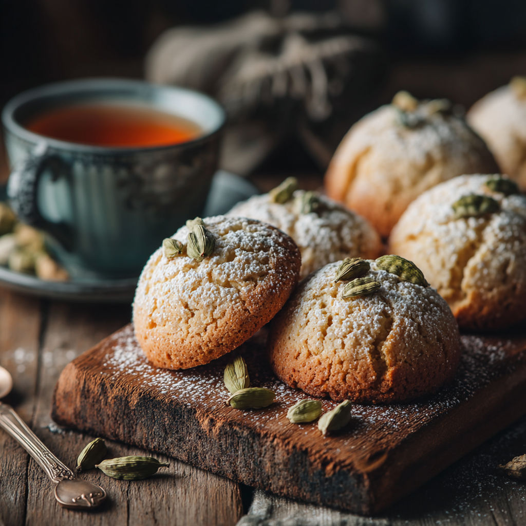 Biscuits cardamome de Mercotte.
