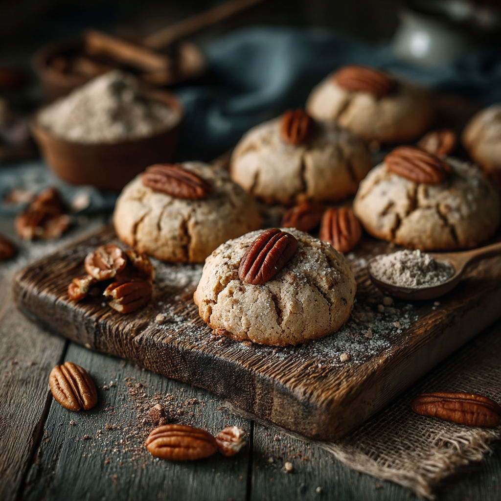 Des cookies avec des noix de cajou.