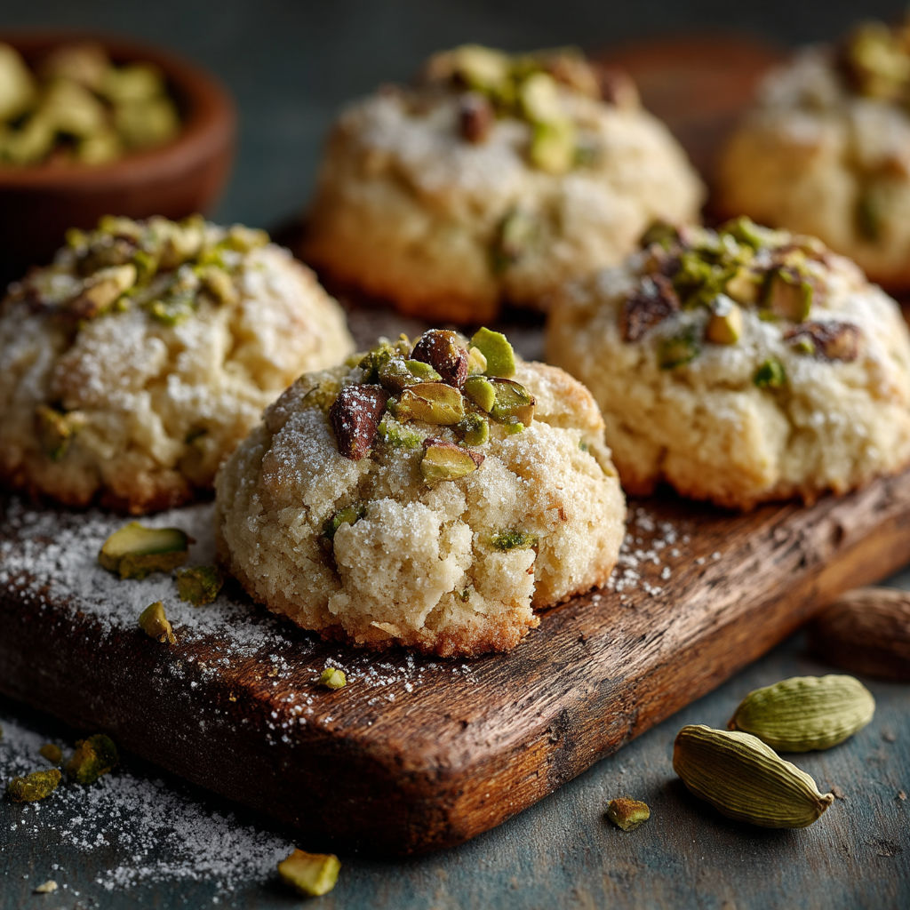 Des muffins avec des noix de cajou et des amandes.