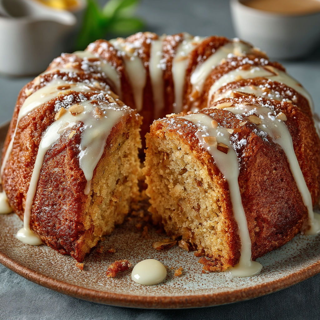 Un gâteau Nantais au rhum, moelleux et fondant.