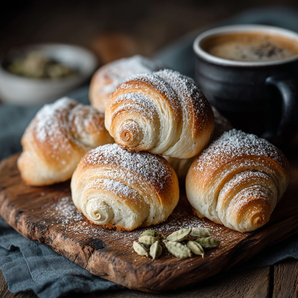 Briochettes à la cardamome.