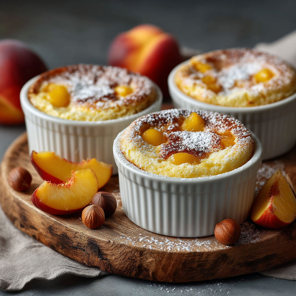 Des crêpes sucrées avec des fruits de saison.